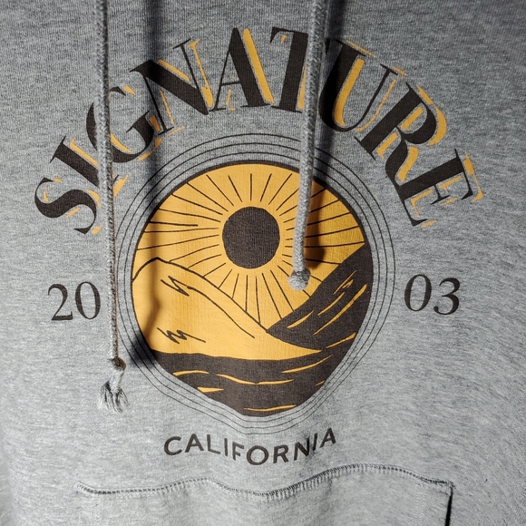 Levi's Signature 2003 California Gray Hoodi Men Size S - Picture 2 of 4